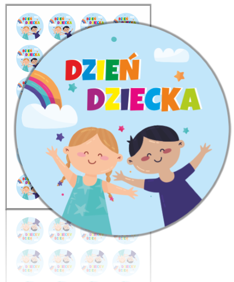 Naklejka dzień dziecka